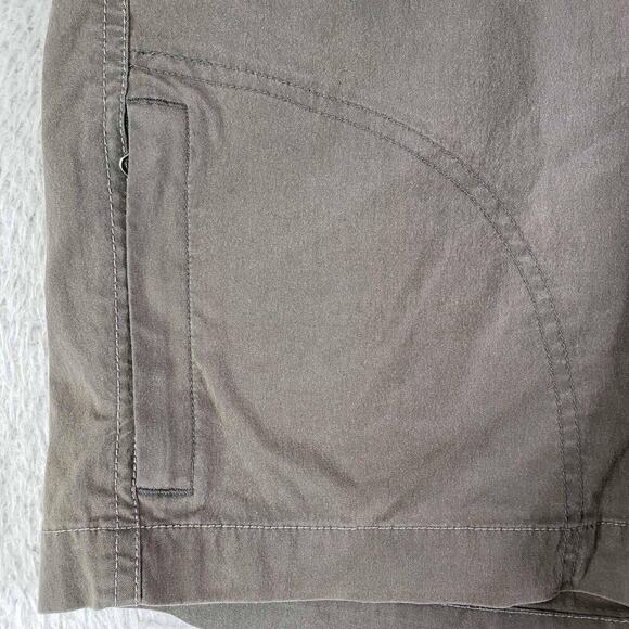 Kuhl Women’s Cargo Shorts Hiking Outdoor Size 8 Flat Front Green Cotton - Picture 5 of 10